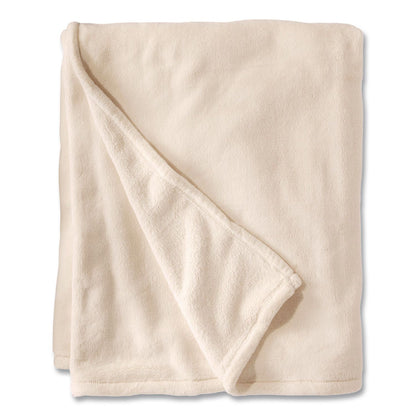 L.L.Bean® Wicked Plush Throw, 50 x 60, Antique White (LLB302781455)