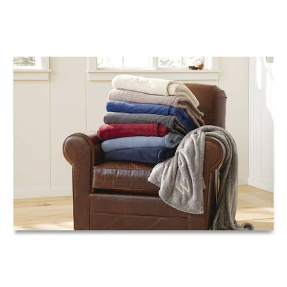 L.L.Bean® Wicket Plush Throw, 50 x 60, Mountain Red (LLB302781440)