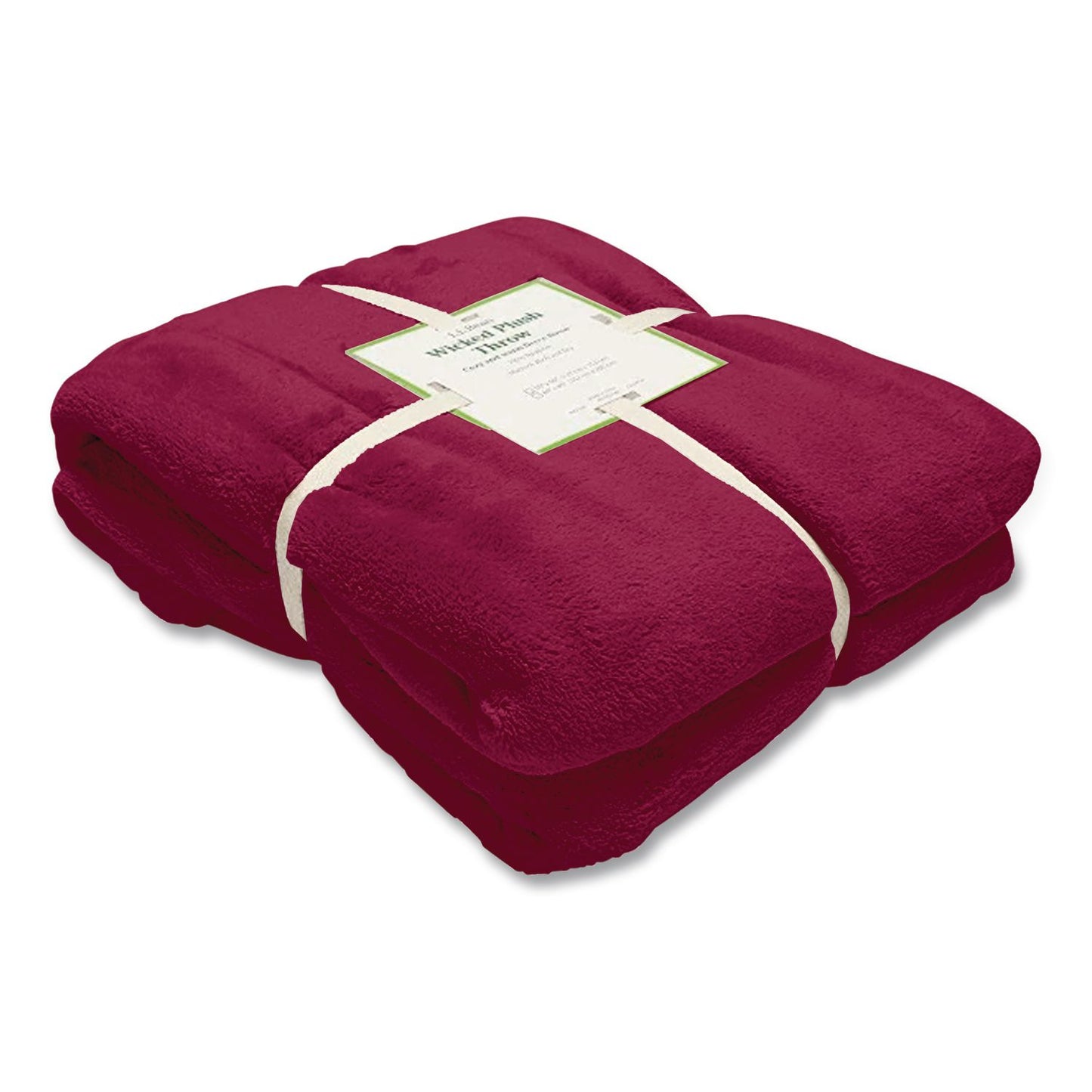 L.L.Bean® Wicked Plush Throw, 60 x 80, Mountain Red (LLB302782440)