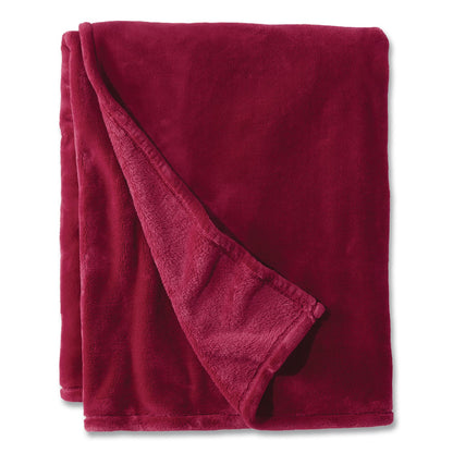 L.L.Bean® Wicked Plush Throw, 60 x 80, Mountain Red (LLB302782440)