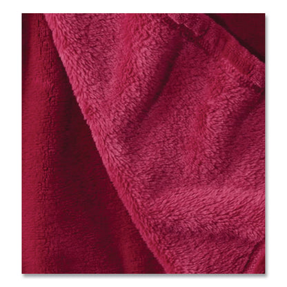 L.L.Bean® Wicked Plush Throw, 60 x 80, Mountain Red (LLB302782440)
