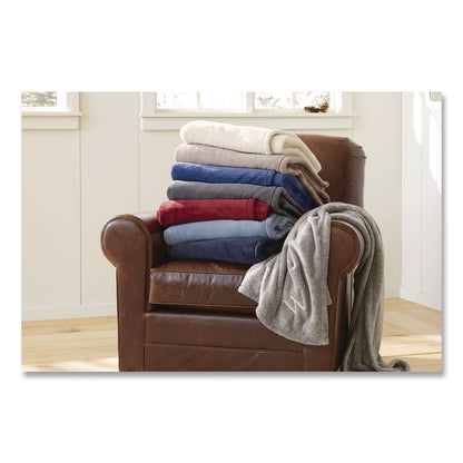 L.L.Bean® Wicked Plush Throw, 60 x 80, Mountain Red (LLB302782440)