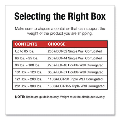 National Brand Shipping Boxes, Regular Slotted Container (RSC), 10" x 12" x 8", Kraft, 25/Bundle (WLB121008)