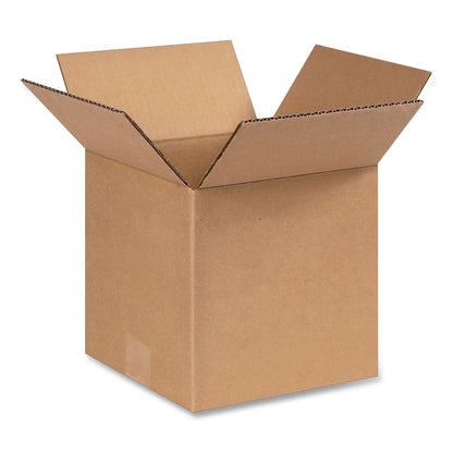 National Brand Shipping Boxes, Regular Slotted Container (RSC), 8" x 8" x 8", Kraft, 25/Bundle (WLB80808)