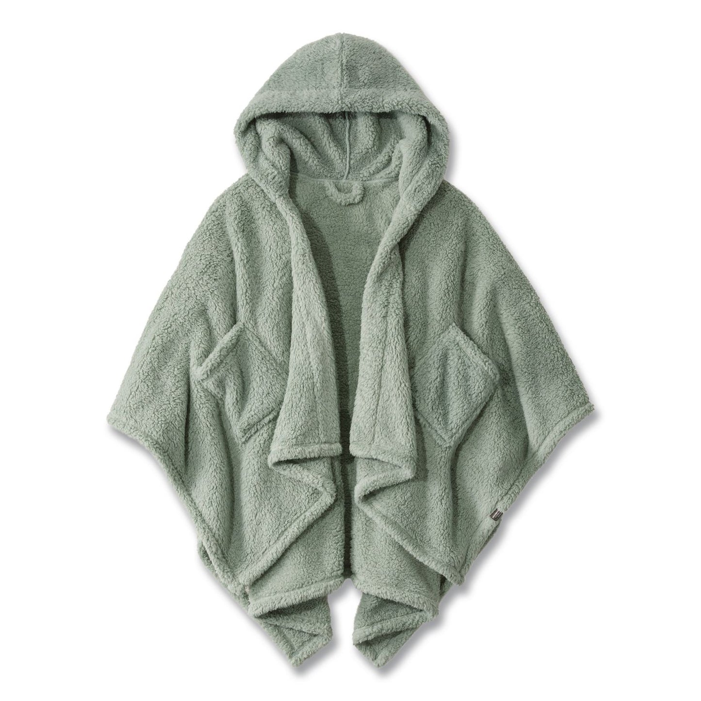 L.L.Bean® Cozy Sherpa Wearable Throw, 58 x 60, Silver Sage (LLB51484649461)