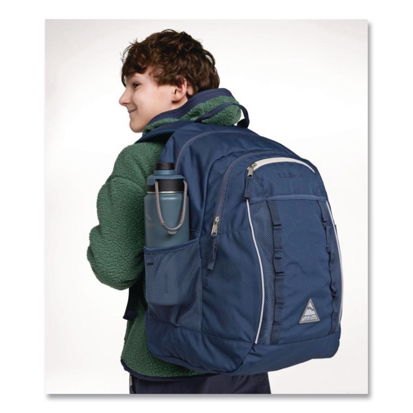 L.L.Bean® Explorer Backpack, 13 x 11.4 x 18.5, Mariner Blue/Classic Navy (LLB52310946916)
