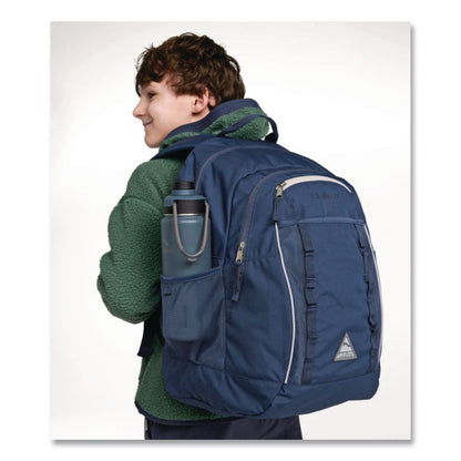 L.L.Bean® Explorer Backpack, 13 x 11.4 x 18.5, Mariner Blue/Classic Navy (LLB52310946916)