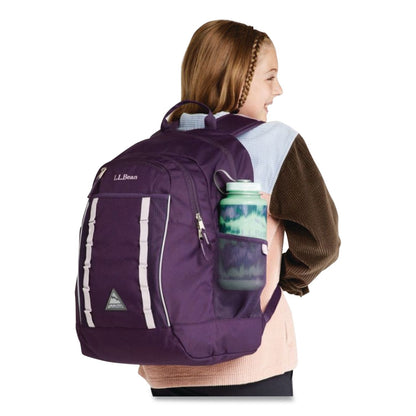 L.L.Bean® Explorer Backpack, 13 x 11.4 x 18.5, Midnight Purple/Lavender Ice (LLB52310955908)