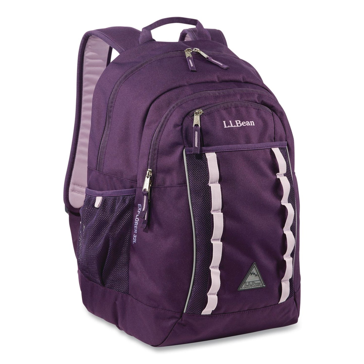 L.L.Bean® Explorer Backpack, 13 x 11.4 x 18.5, Midnight Purple/Lavender Ice (LLB52310955908)