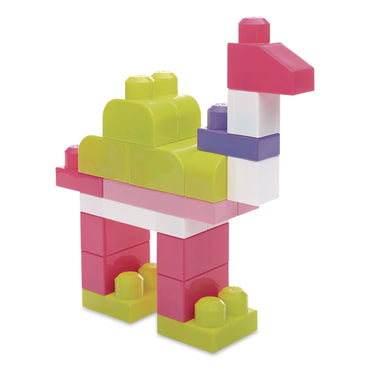 Mattel MEGA BLOKS First Builders Big Building Bag, Ages 1 to 5, 80 Pieces (MTTDCH62)