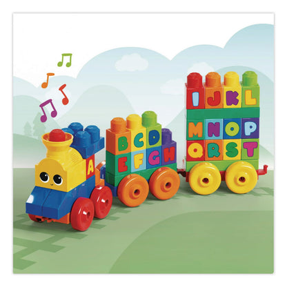 Mattel MEGA BLOKS ABC Musical Train, Preschool, 46 Pieces (MTTFWK22)