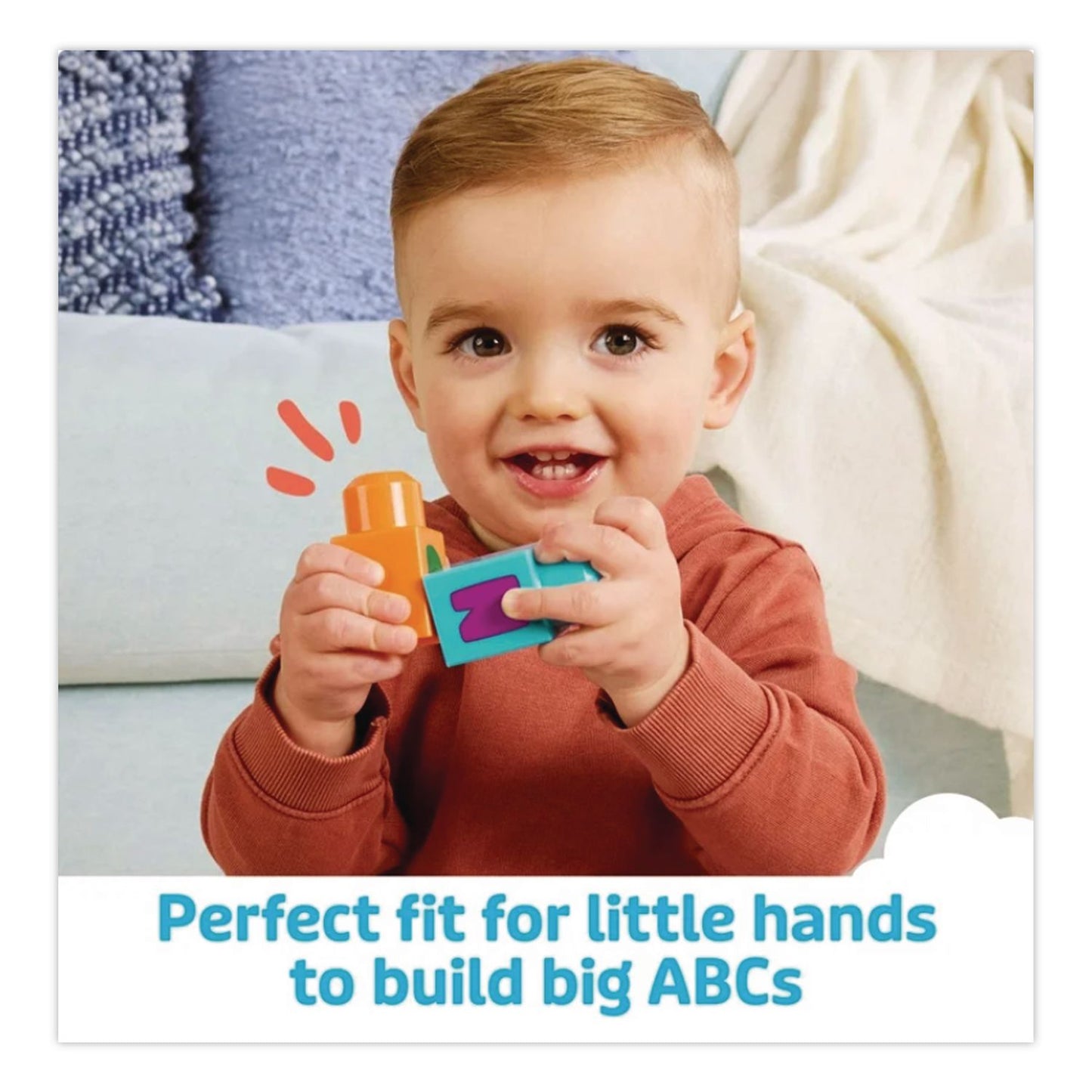 Mattel MEGA BLOKS ABC Musical Train, Preschool, 46 Pieces (MTTFWK22)