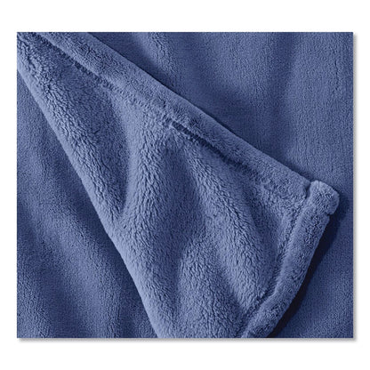 L.L.Bean® Wicked Plush Throw, 50 x 60, Bayside Bue Heather (LLB3027815845)