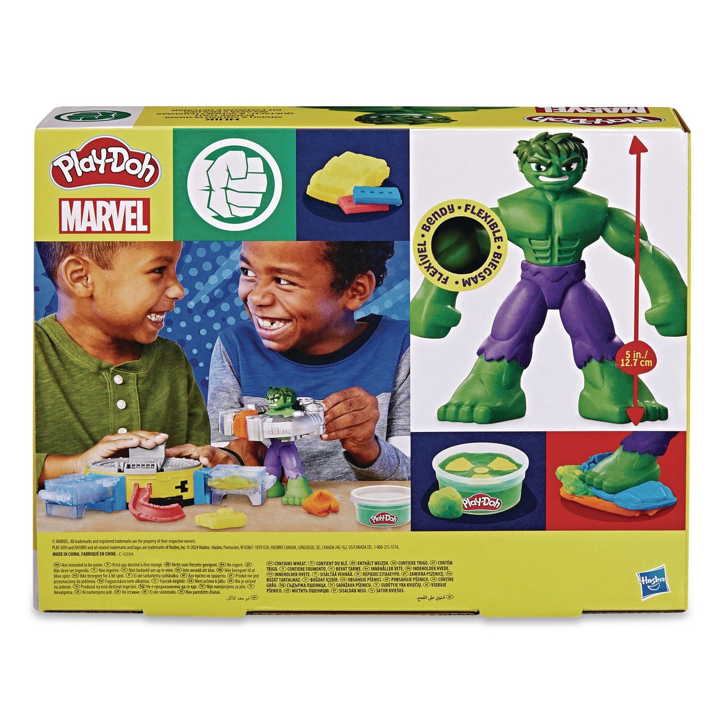 Hasbro Play-Doh Marvel Hulk Smash and Squish Playset (HSBF9826)
