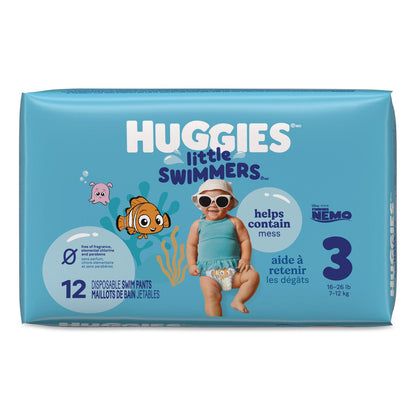 Huggies® Little Swimmers, Size 3, 16 lbs to 26 lbs, 12/Pack, 8 Packs/Carton (KCM18339)