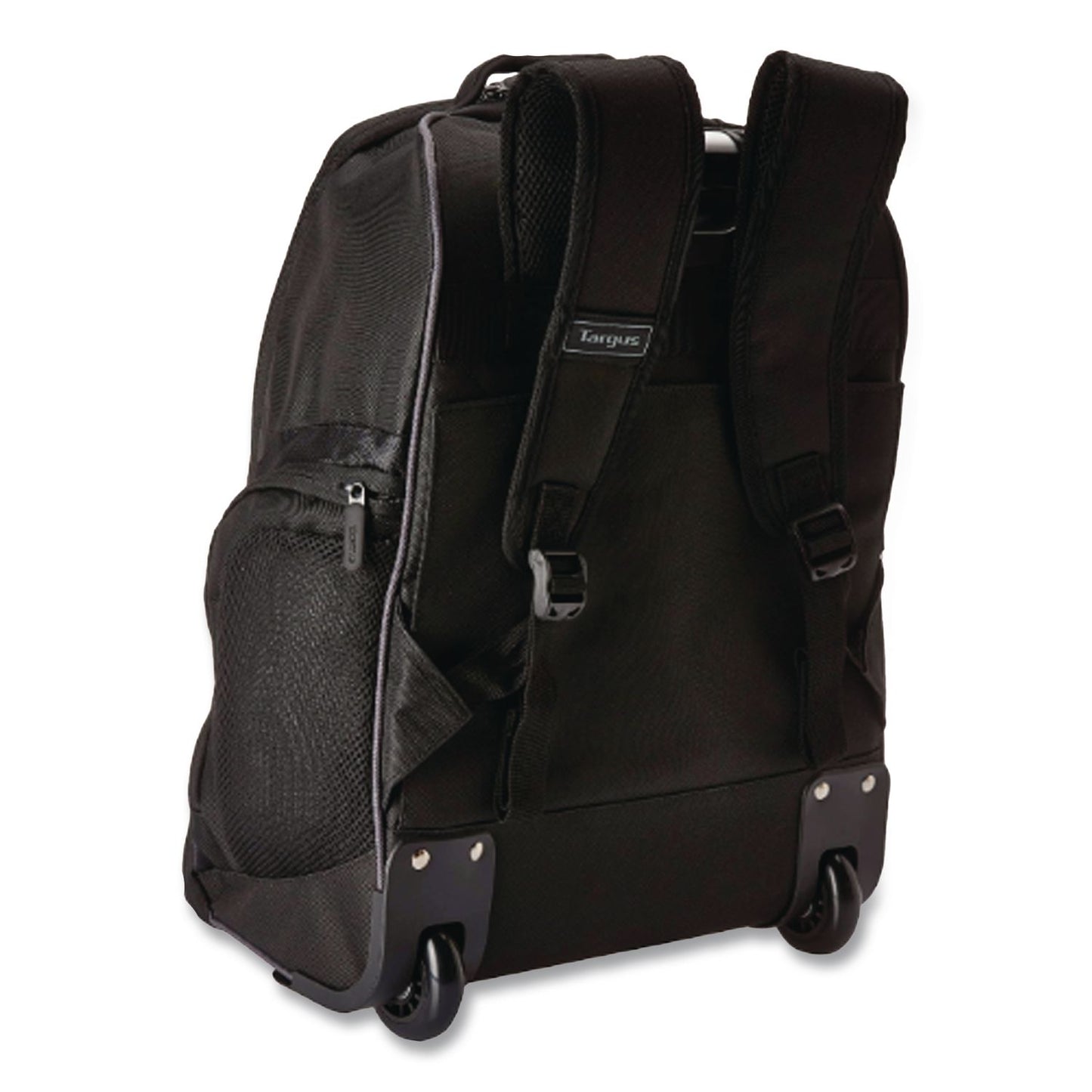 Targus® Compact Rolling Backpack, Fits PC Laptops Up to 16" and MacBook Pros Up to 17", 13.8" x 9" x 19", Black (TRGTSB750US)