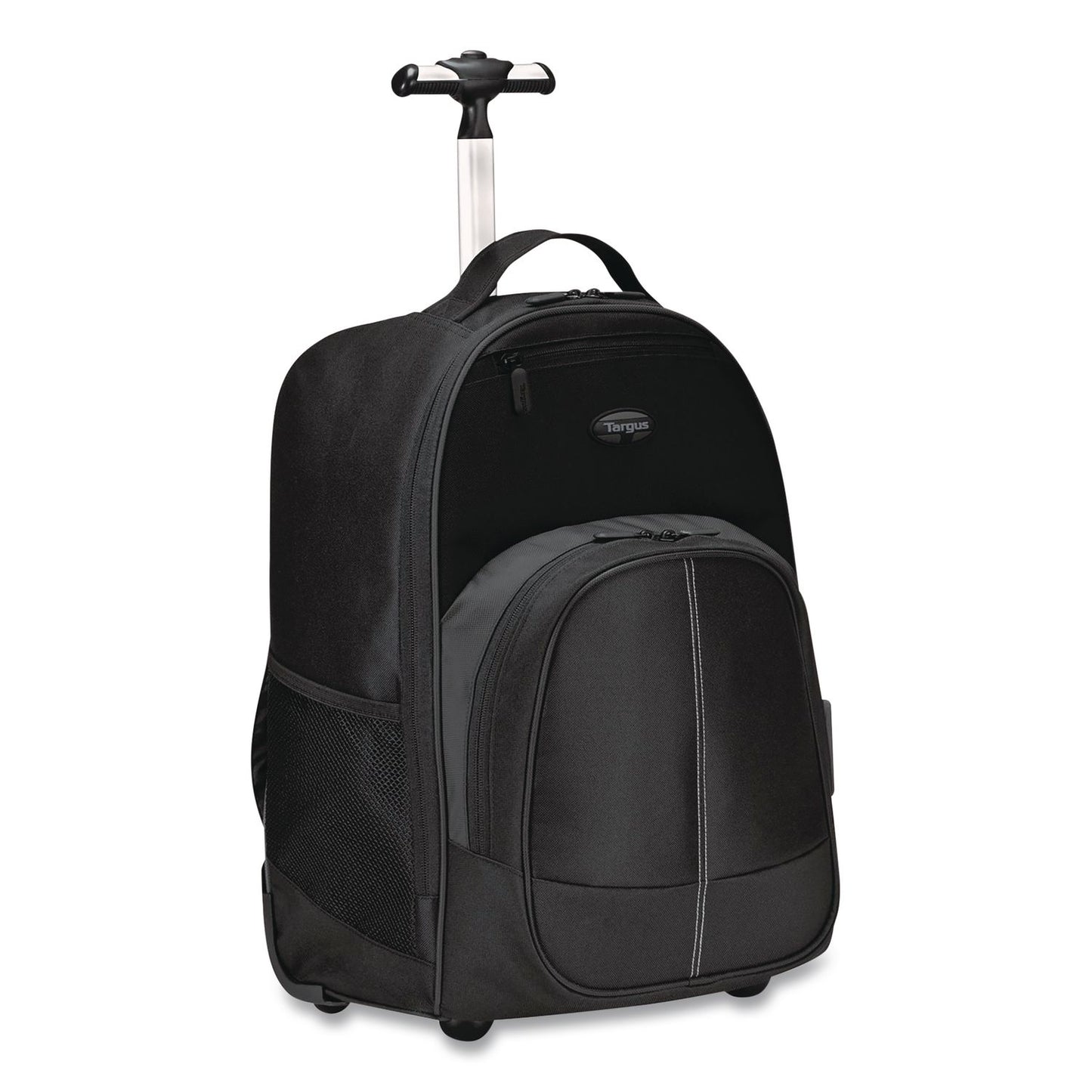 Targus® Compact Rolling Backpack, Fits PC Laptops Up to 16" and MacBook Pros Up to 17", 13.8" x 9" x 19", Black (TRGTSB750US)