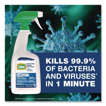 Comet® Disinfecting Cleaner with Bleach, Unscented, 32 oz Spray Bottle (PGC30314)