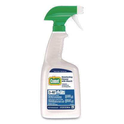 Comet® Disinfecting Cleaner with Bleach, Unscented, 32 oz Spray Bottle (PGC30314)