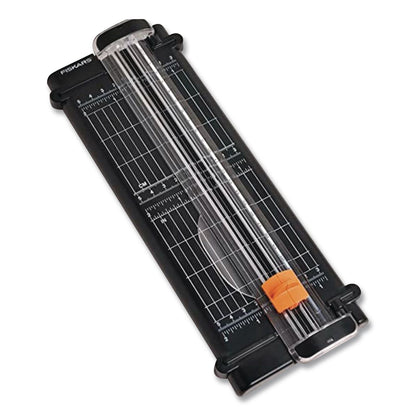 Fiskars® SureCut Craft Trimmer, 10 Sheets, 12" Cut Length, 6.69 x 16.93 (FSK01005454)