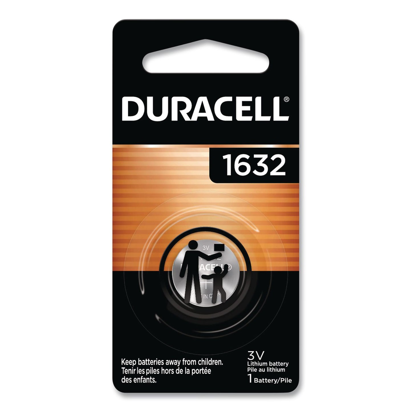 Duracell® Lithium Coin Batteries, 1632 (DURDL1632BPK)