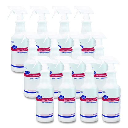 Diversey™ J-512 Sanitizer 32 Oz Bottles, Clear, 12/ct (DVO03920)