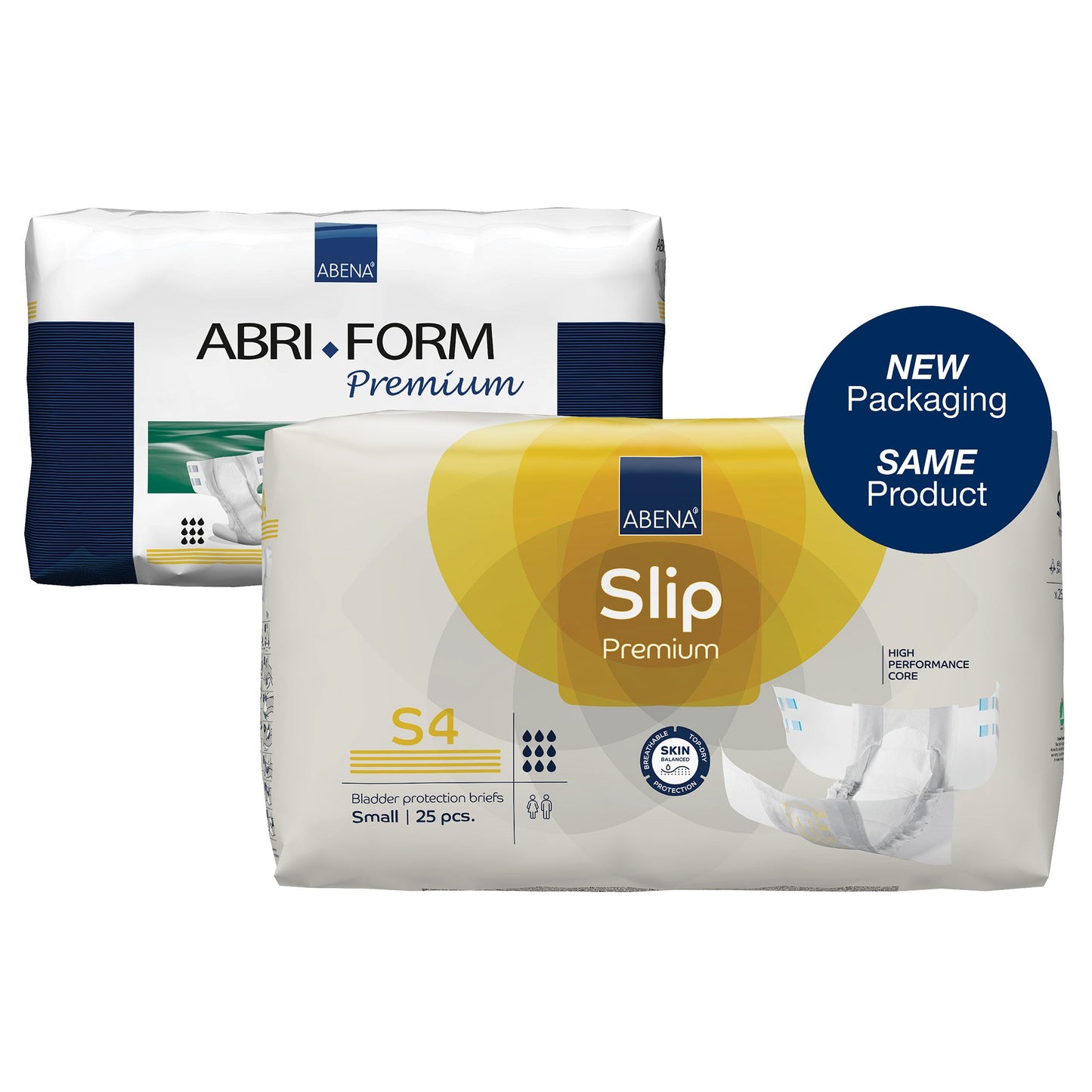 Abena® Slip Premium S4 Unisex Adult Incontinence Brief Small Disposable Heavy Absorbency (1218198_PK)