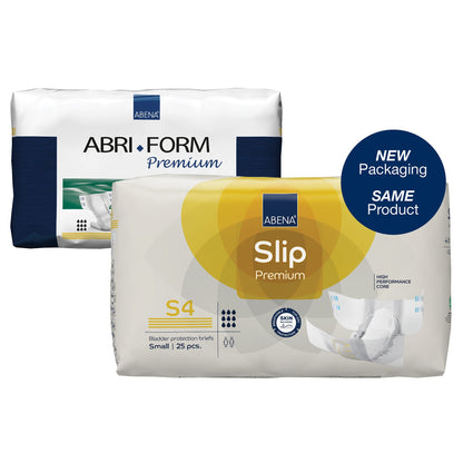 Abena® Slip Premium S4 Unisex Adult Incontinence Brief Small Disposable Heavy Absorbency (1218198_PK)