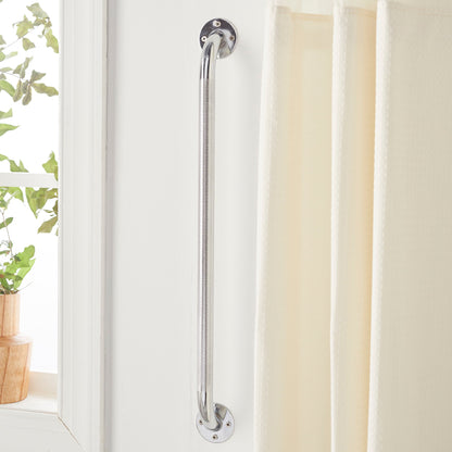 drive™ Wall Grab Bar Chrome Finish Knurled Steel (839763_EA)