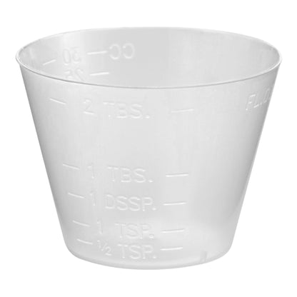 McKesson Medicine Cup 1 oz. Translucent Plastic Disposable NonSterile (1228933_CS)