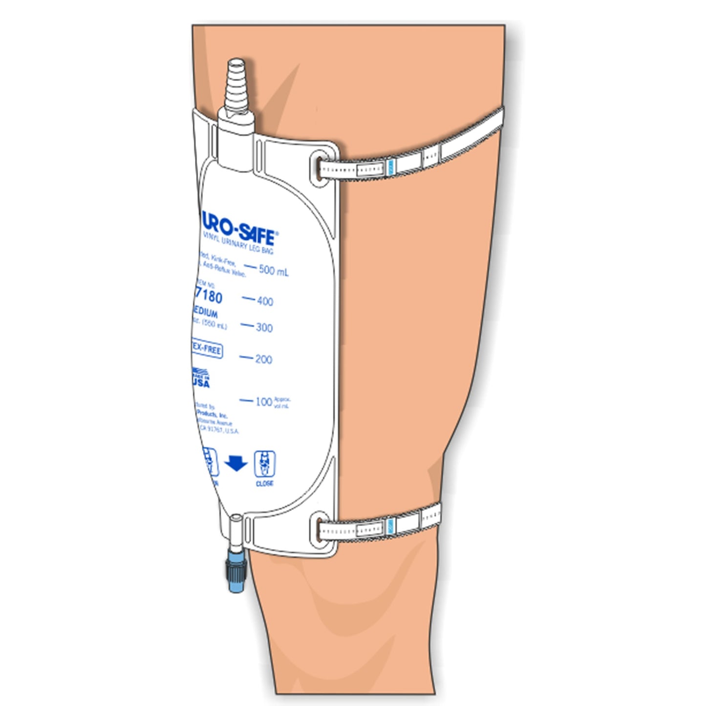 Urocare® Leg Bag Strap NonSterile, Fits: 8 to 24 Inch D (914771_EA)