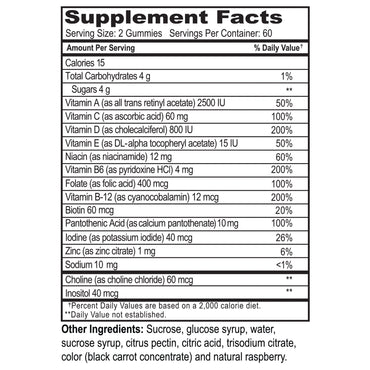 YumV's™ Multivitamin Supplement Gummy 60 per Bottle (1103326_BT)