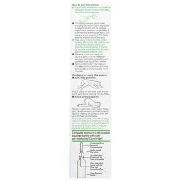 Pedia-Lax® Enema 2.25 oz. 19 Gram - 7 Gram Strength Monobasic Sodium Phosphate / Dibasic Sodium Phosphate (540429_EA)