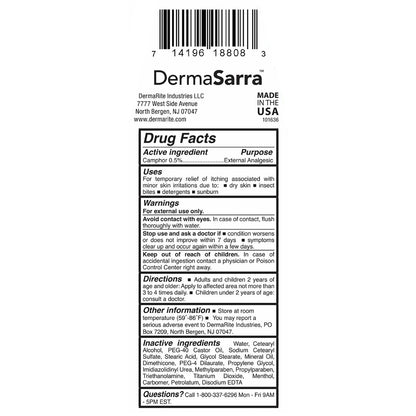 DermaSarra™ Itch Relief 0.5% - 0.5% Strength Lotion 7.5 oz. Bottle (540971_EA)