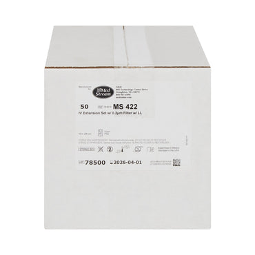 McKesson IV Extension Set Standard Bore 10 Inch Tubing 0.2 Micron Filter Sterile (1139238_CS)