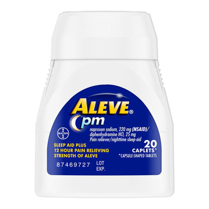 Aleve® PM Night Time Pain Relief 220 mg Strength Naproxen Sodium Capsule (1229954_BT)