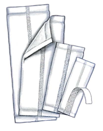 Wings™ Incontinence Liner 6-1/2 X 17 Inch Moderate Absorbency Polymer Core One Size Fits Most (697424_CS)