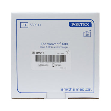 Portex® Heat and Moisture Exchanger 27 mg H2O/L @ VT 500mL 1.0 cm H2O @ 30 LPM (1077128_EA)