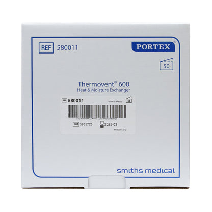 Portex® Heat and Moisture Exchanger 27 mg H2O/L @ VT 500mL 1.0 cm H2O @ 30 LPM (1077128_EA)