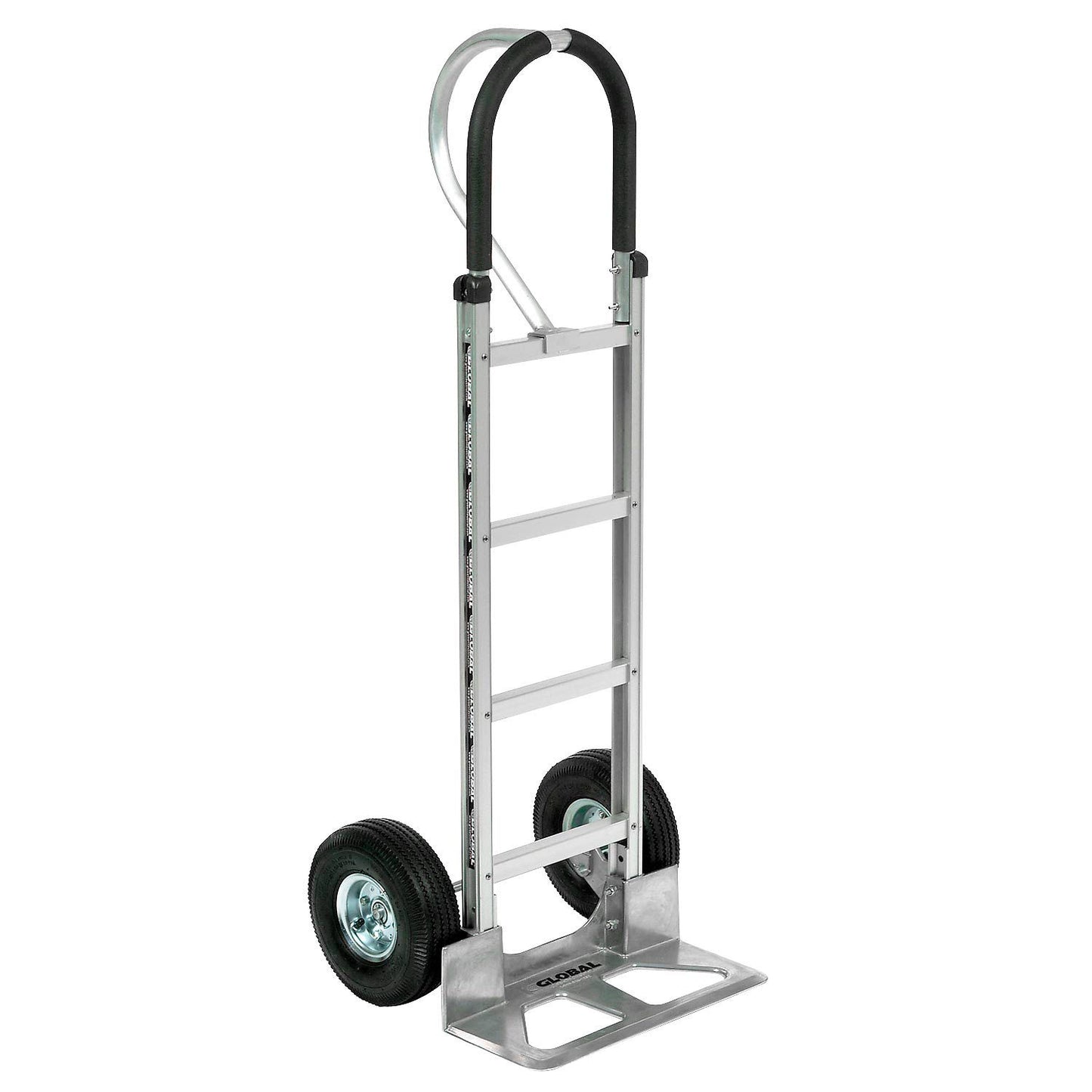 Global Industrial Aluminum Hand Truck - Loop Handle - Pneumatic Wheels (WB168268)