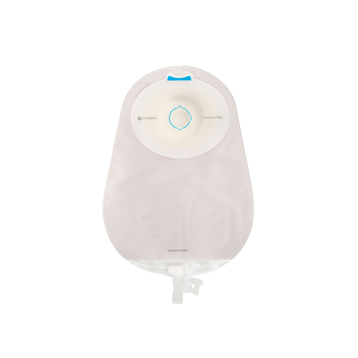 SenSura® Mio Convex Urostomy Pouch One-Piece System 10-1/2 Inch Length, Maxi Convex Light, Pre-Cut 13/16 Inch Stoma Drainable (1006205_BX)