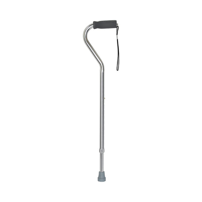 McKesson Offset Cane Aluminum 30 to 39 Inch Height Silver (1065215_EA)