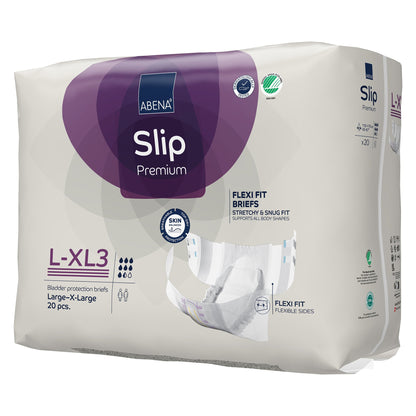 Abena Slip Flexi Fit Unisex Adult Incontinence Brief Large / X-Large Disposable Heavy Absorbency (1246195_CS)