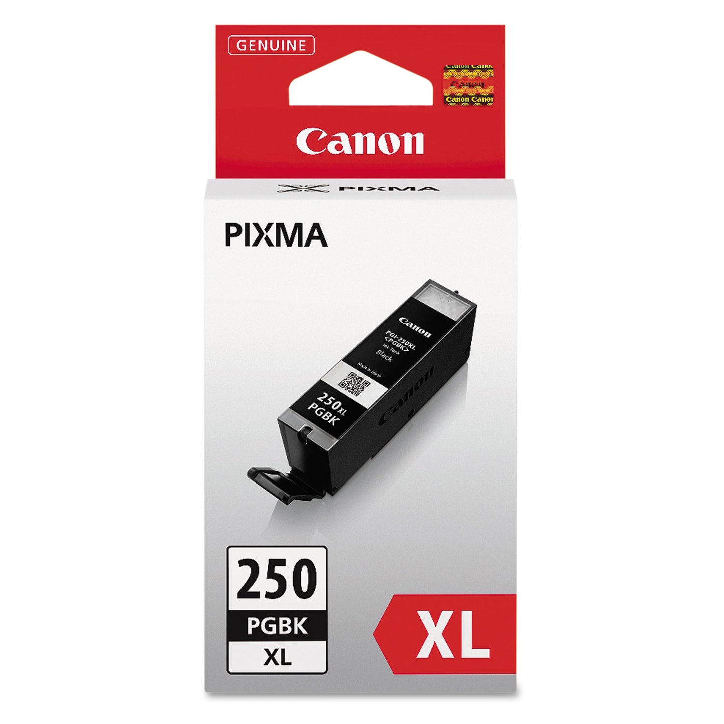 Canon® 6432B001 (PGI-250XL) ChromaLife100+ High-Yield Ink, 500 Page-Yield, Black (CNM6432B001)