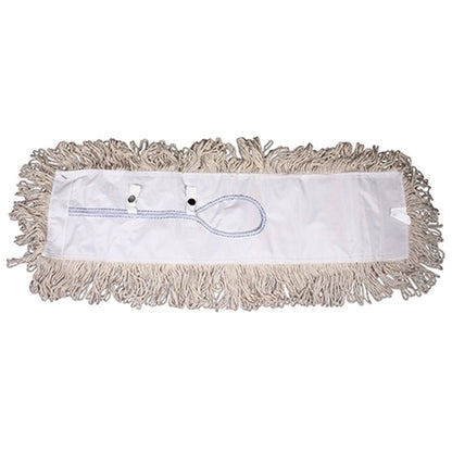 Impact® Economy 4-Ply Looped End Cotton Dust Mop w/ Polyester Backing, 24 Inch, 12/Case (IMP17524)