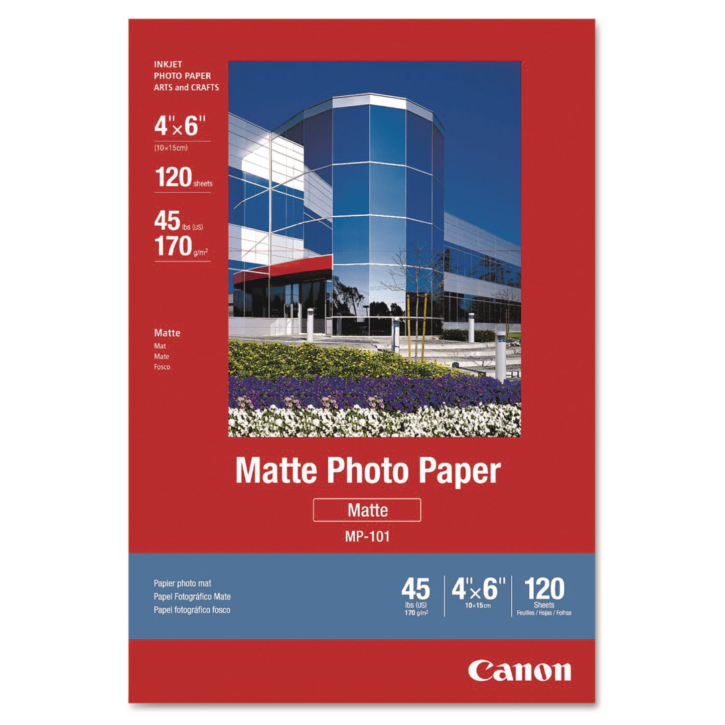 Canon® Matte Photo Paper, 4 x 6, Matte White, 120/Pack (CNM7981A014)