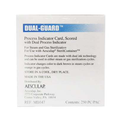 Aesculap® Sterilization Process Indicator Card Steam / EO Gas (298270_PK)