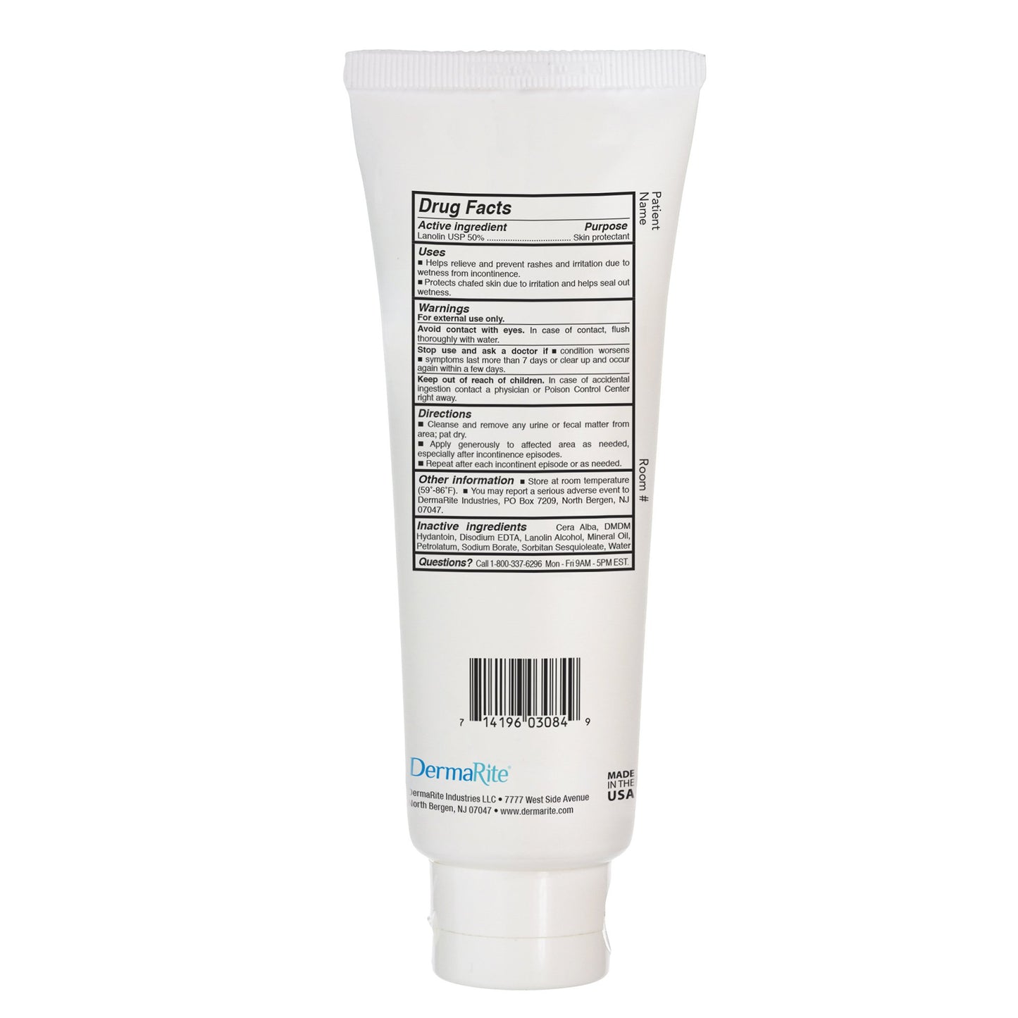 Lantiseptic® Moisture Shield Skin Protectant 4 oz. Tube Lanolin Scent Ointment (892679_CS)