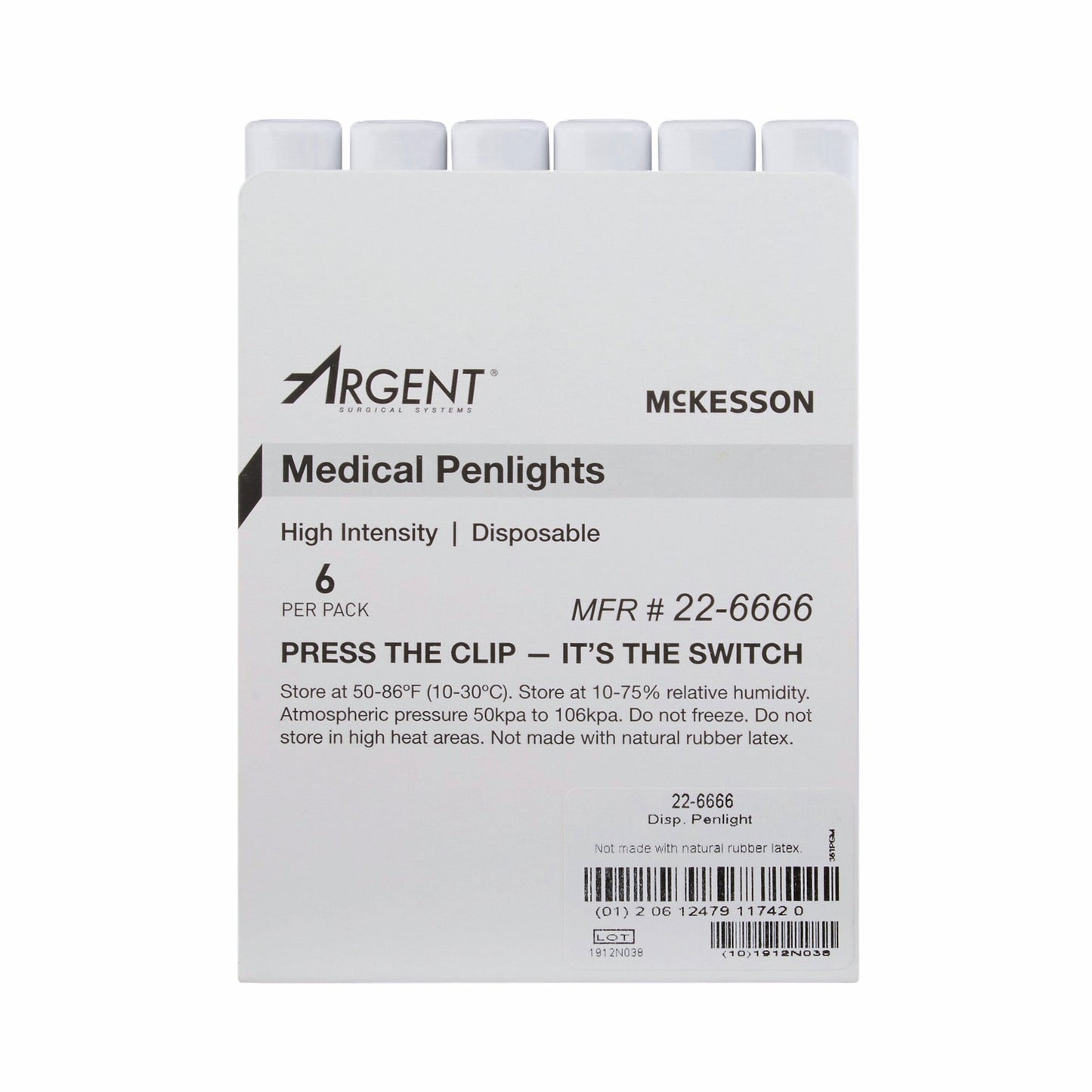 McKesson Penlight White Light 4-1/2 Inch Disposable (193987_EA)
