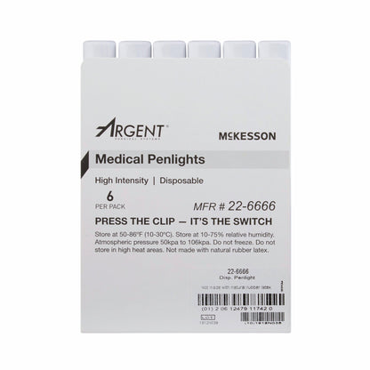 McKesson Penlight White Light 4-1/2 Inch Disposable (193987_EA)